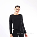 New Yoga Long Sleeve Shirt Women Gym TShirt